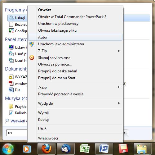 13 (Pobrane z slow7.pl) Usługi - Autor Teraz za każdym razem otworzy się konsola w widoku, który pragniesz mieć na stałe.