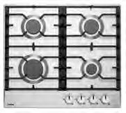 13 cm - Wok 2,8 kw nierdzewna szczotkowana stal 4 palniki gazowe sterowanie pokrętłami Palniki gazowe: 1 śr. 4 cm - pomocniczy 1,0 kw 2 śr. 6,5 cm - średni 1,8 kw 1 śr.