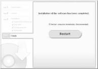 3 Klinij opcj [Easy Installation/Prosta instalacja], aby rozpocz instalacj. Aby doo czy procedur instalacji, post puj zgodnie z instrucjami wy wietlanymi na eranie.