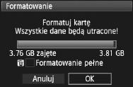 Przed rozpoczęciem orzystania z aparatu 3 Formatowanie arty Jeśli arta jest nowa lub została sformatowana w innym aparacie lub w omputerze osobistym, zaleca się przeprowadzenie formatowania arty w