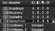 A Wybór Stylu obrazówn S Neutralny Ten Styl obrazów jest przeznaczony dla użytowniów, tórzy preferują przetwarzanie obrazów na omputerach osobistych. Zapewnia naturalne olory i łagodne obrazy.