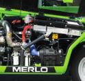 10 11 MERLO CVTRONIC Merlo CVTronic Interretacja Merlo bezstoniowej skrzyni biegów Silnik i układ chłodzenia Skrzynia biegów CVTronic zgodnie z tradycją Merlo jest skrzynią hydrostatyczną, która