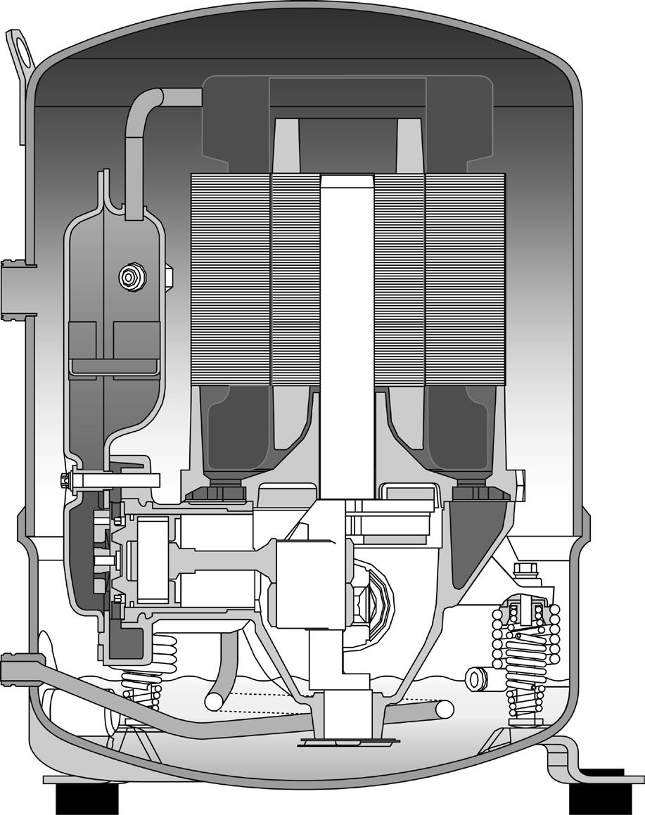 Sprężarki tłokowe MANEUROP Charakterystyka Sprężarki tłokowe Maneurop NTZ produkowane przez Danfoss Commercial Compressors, są specjalnie zaprojektowane do pracy z niskimi temperaturami odparowania.