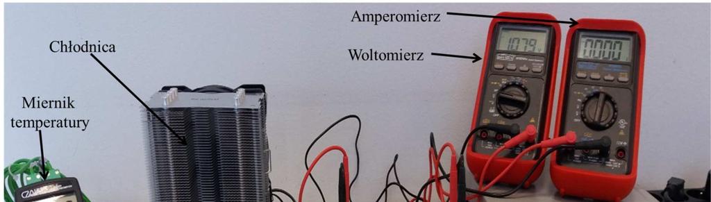 Rysunek 12. Stanowisko pomiarowe do charakterystyki sprawności modułów termoelektrycznych przy zastosowaniu układu TurboModule 2000. Rysunek 13.
