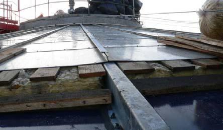 Wzmocnienie stożkowego dachu i ocieplenie wełną