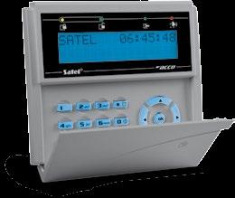 ACCO-SCR-BG Klawiatura identyfikacja użytkownika na podstawie karty i/lub kodu diody LED informujące o stanie przejścia i modułu sygnalizacja dźwiękowa podświetlenie klawiszy obsługa kart, breloków i