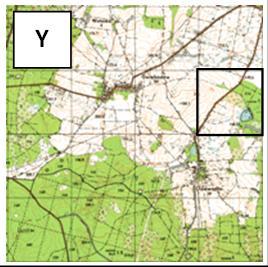 Na której z map droga o rzeczywistej długości 100 km będzie miała największą długość (zaznacz poprawną odpowiedź)?