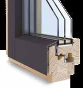 Większą trwałość okien dzięki zastosowaniu rozwiązania polegającego na schowaniu skrzydła okiennego w całości za ościeżnicę trwałość okna jest znacząco wyższa, a w przypadku serii okien ThermlighT