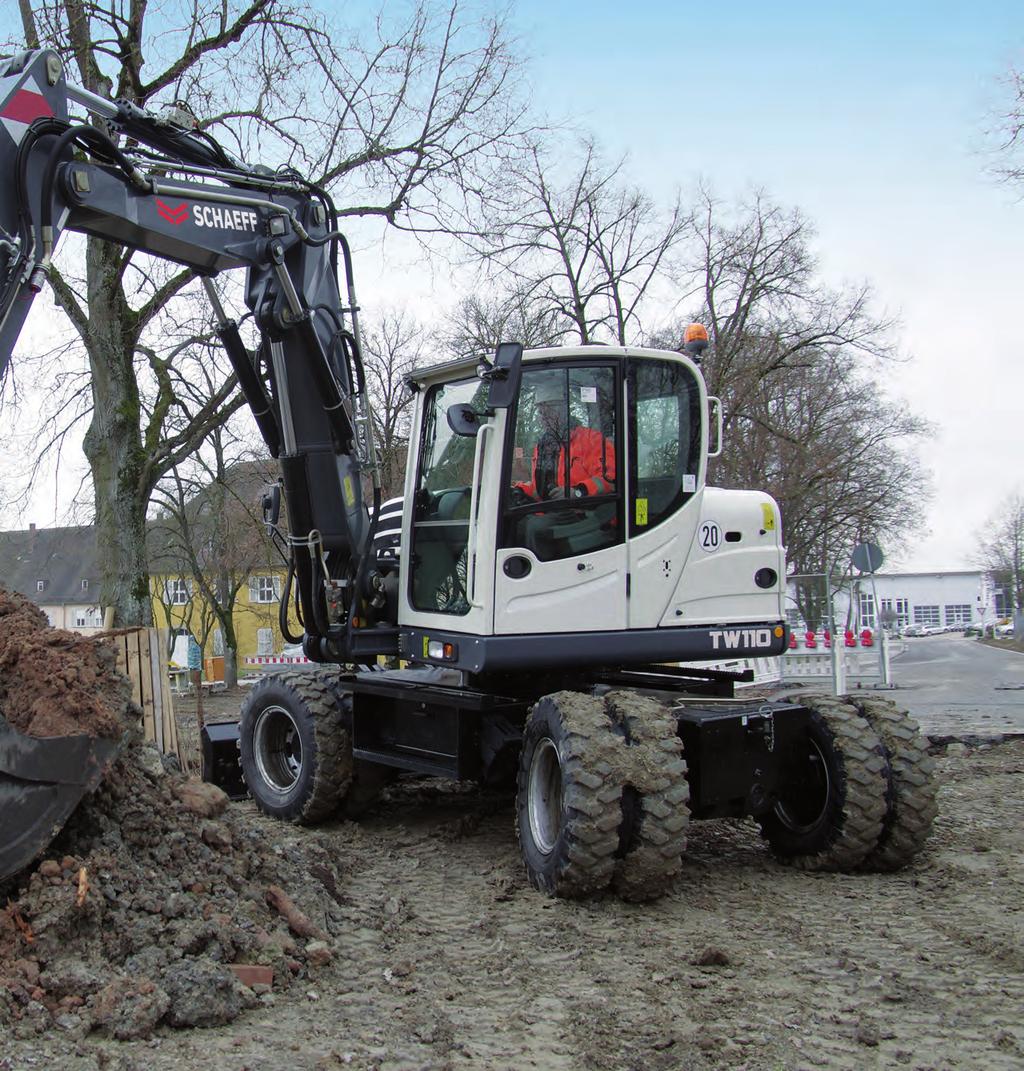 KOMPAKTOWA KOPARKA KOŁOWA TW110 3