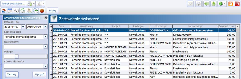 Raporty i zestawienia komercyjne Rozdział Raporty i zestawienia komercyjne 5 W niniejszym rozdziale omówiono raporty i zestawienia udostępnione w Module Komercyjnym, które pozwalają na bieżąco