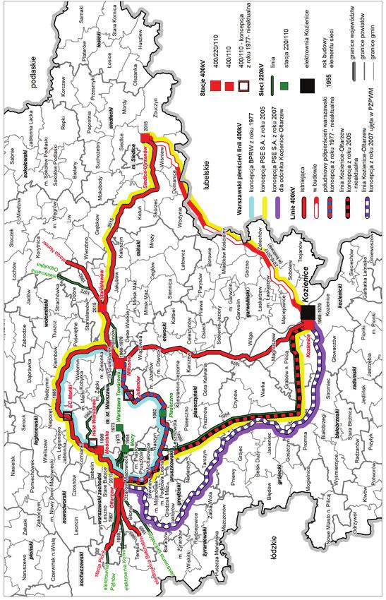 MAZOWSZE Studia Regionalne nr 23/2017 II. Samorząd / Self government 85 Mapa 1.