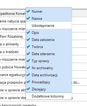 Część 4 Elementy główne Elementy ogólne Wszystkie okna w Kleosie mają wspólne elementy i funkcje. Przycisk Wyloguj znajduje się na górze ekranu programu.