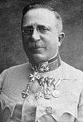 Gen.Arthur Freiherr Arz von Straußenburg Po przejściu frontu i wyzwoleniu tych powiatów z pod okupacji rosyjskiej wojska Austriackie zabezpieczyły teren Zapasowym Batalionem Landszturmu 10