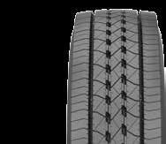 KMAX S Dzięki komputerowo wymodelowanym profilom bieżników dla optymalnego rozprowadzenia nacisku, opona KMAX S oferuje równomierne zużycie, wysokie przebiegi, solidność, dobre hamowanie na i świetne