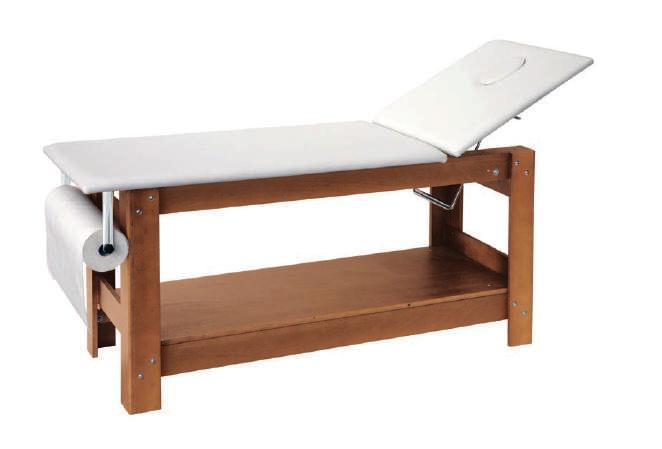 Wybarwienie drewna: wenge, okume. leżanka BALI LEGNO BALI LEGNO massage couch 67 cm 79 cm 195 cm Łóżko do masażu z ramą drewnianą i regulowaną pozycja oparcia.