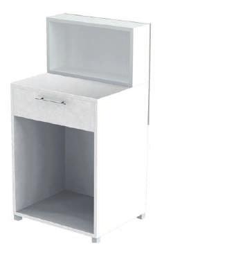 EXPRESSLINE BEAUTY recepcja EASY EASY reception desk 55 cm 105 cm 48 cm