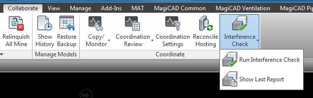 Interference checking BIM Day 2017.
