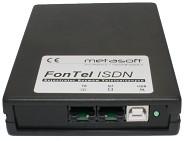 2. FonTel ISDN 2.1. Wymagania sprzętowe wolny port USB system operacyjny Windows XP/Vista/7/Server/8/10 2.2. Zawartość zestawu rejestrator rozmów telefonicznych FonTel ISDN kabel USB A-B 2m kabel telefoniczny RJ45 2m płyta CD z oprogramowaniem i sterownikami instrukcja instalacji 2.