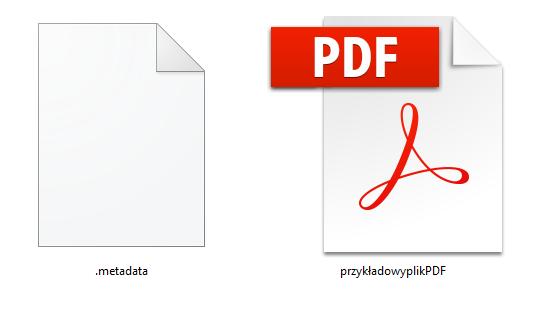 Plik.metadata Plik bądź wiele plików PDF z pełnymi tekstami publikacji. = + Plik.metadata Plik.metadata jest przewidziany jako informacja dla systemu PBN wskazująca do której publikacji należy przypiąć importowany plik PDF z pełnym tekstem.