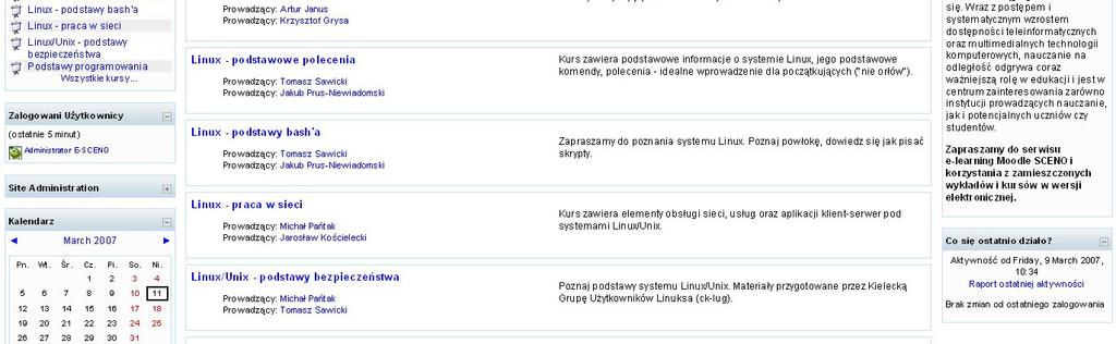 dziennie w ciągu ostatniego tygodnia (stan na dzień 10.03.2007). Spowodowane jest to m.in.