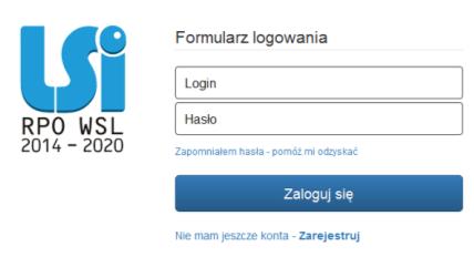 3. Logowanie W celu zalogowania się do systemu należy wprowadzić login oraz hasło w