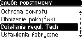 DEFRO RU2zPID instrukcja obsługi Funkcja ta aktywna jest tylko przy współpracy sterownika z regulatorem pokojowym (standardowym lub TECH).