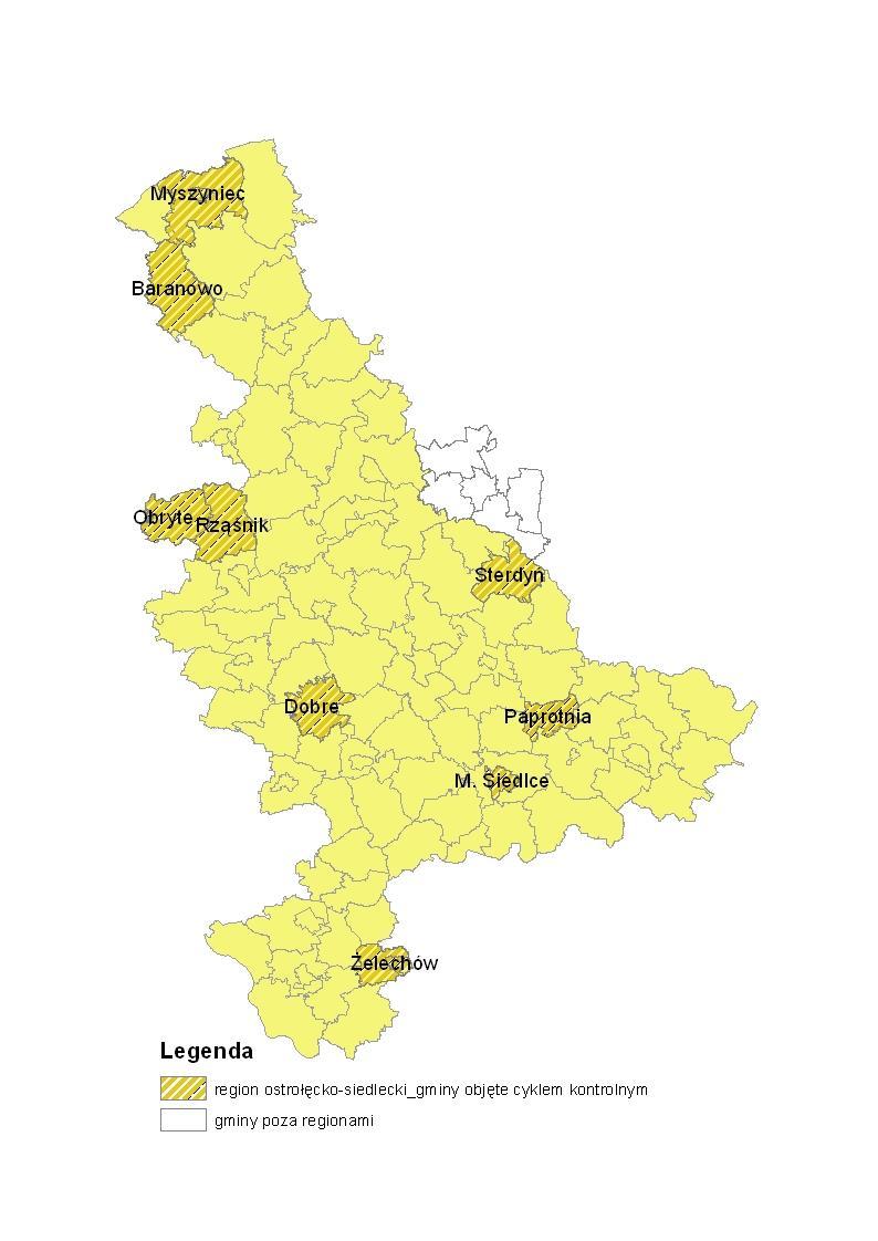 REGION OSTROŁĘCKO-SIEDLECKI Boguty Pianki, Nur, Andrzejewo, Szulborze Wielkie, Zaręby Kościelne, Sanniki, Nowa Sucha.