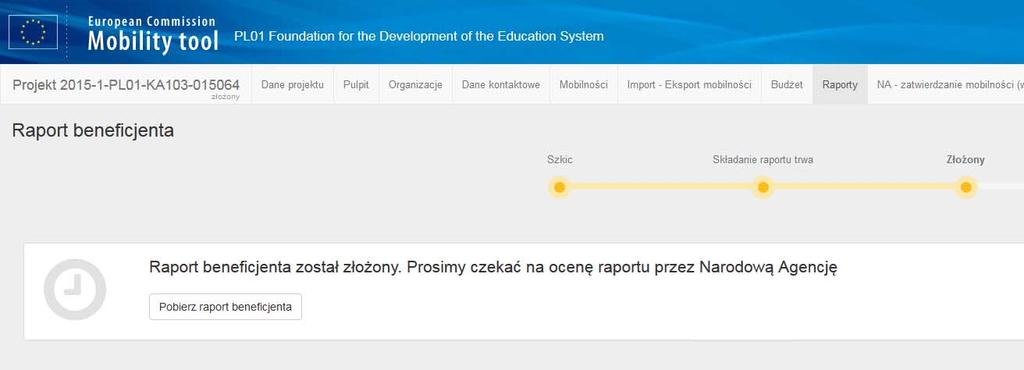 25 Kryteria oceny jakości realizacji projektu na podstawie raportu końcowego Aspekty jakościowe stopień osiągnięcia założonych celów jakościowych projektu opisanych w misji/ strategii/ Polityce