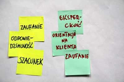 Następnie wypisz pod listą trzy najwaŝniejsze z tych wartości, uszeregowane zgodnie z Twoim priorytetem.