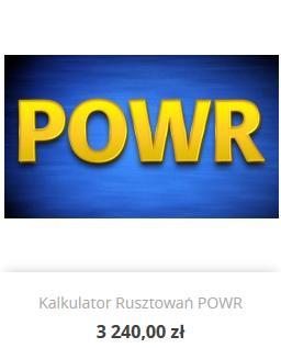 projektowej Kalkulator rusztowań POWR Kalkulator służy do projektowania rusztowań Strona tytułowa Opis konstrukcji Warunki montażu i eksploatacji rusztowania Obliczenia statyczno-wytrzymałościowe