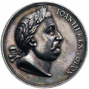 192 II 10.000,- 1006 *1006. Jan III Sobieski, medal autorstwa Jana Höhna jun. wybity w 1694 r.
