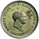 500,- *1019. Aleksander I, medal 1826 r.