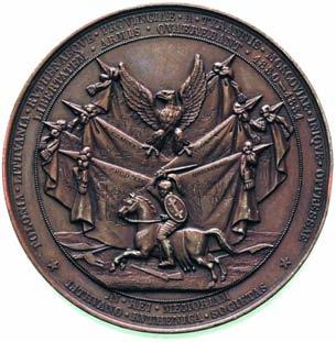medal patriotyczny autorstwa Barre a 1832 r.
