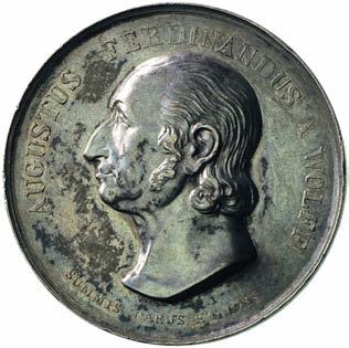 1023 *1023. August Ferdynand Wolff, medal autorstwa F.