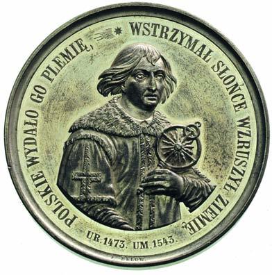 1029 *1029. Miko aj Kopernik, medal na 400-lecie urodzin 1873 r.