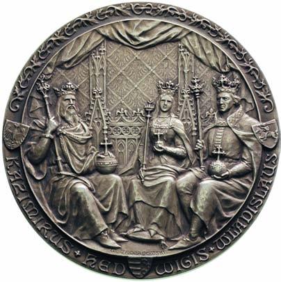 1060 *1060. 500-lecie Uniwersytetu Jagielloƒskiego, medal autorstwa W.