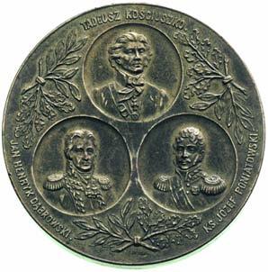1000 egzemplarzy II+ 300,- 1076 *1076. Og oszenie niepodleg oêci Polski, medal sygnowany B. Poskoczym i J.