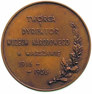 WARSZAWIE 1916-1936, po prawej stronie ga àzka d bowa, bràz 50 mm, Strza kowski 801 RRR, medal w