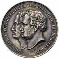 3 III+/II- 750,- *1117. Miko aj I 1825-1855, medal autorstwa L.