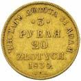 3 ruble = 20 z otych 1836, 90 g,