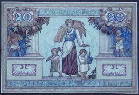 banknotów od 10 z otych 28.02.1919 do 100 z otych 2.06.