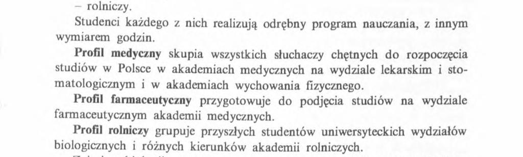 ACTA UNIVERSITATIS LODZIENSIS K SZTA ŁCE NIE POLONISTYCZNE CUD ZO ZIE M C ÓW 7/8, 1996 Małgorzata Wnuk M ETODY I ŚRODKI TECHNICZNE STOSOW A NE NA ZAJĘCIACH Z BIOLOGII Roczny kurs przygotow aw czy do