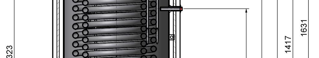 81 PC l 2 m l C C bar bar kw l/h Max długość zanurzeniowa grzałki*** Masa 400