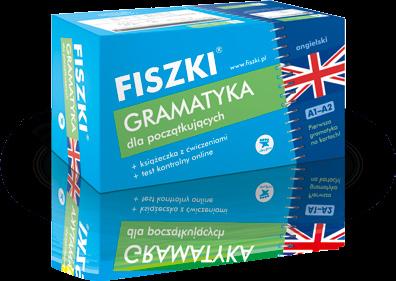 język angielski Gramatyka FISZKI Gramatyka to zupełnie nowy, kompleksowy kurs angielskiej gramatyki dla początkujących.