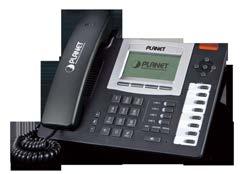 Telefony SIP IP Telefony IP PLANET umożliwiają stworzenie wysoko wydajnej komunikacji VoIP przy niskich kosztach, pozwalają na stworzenie mieszanego systemu