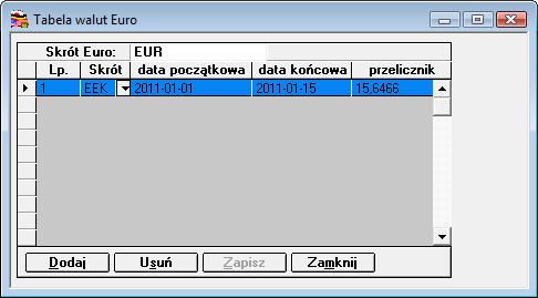 Kartoteki 4 39 Rys. 4-59 Okno kartoteki Waluty strefy Euro Kartoteka Kraje Kartoteka Kraje zawiera listę wszystkich krajów wraz z ich oficjalnymi dwuliterowymi symbolami. Rys. 4-60 Kartoteka Kraje Zaznacz jako aktywne wszystkie kraje, w których posiadasz kontrahentów.