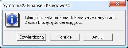 10 10 Podręcznik użytkownika Symfonia Finanse i Księgowość Pokaż formuły pól obliczeniowych - wybranie tej opcji udostępni podgląd formuł stosowanych przy przeliczaniu pozycji w deklaracji wraz z