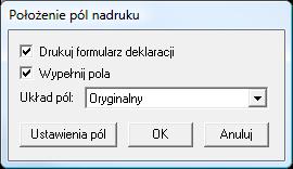 10 20 Podręcznik użytkownika Symfonia Finanse i Księgowość Wyliczenie i wydruk deklaracji Po wybraniu przycisku Oblicz w oknie Deklaracji program wyliczy pola deklaracji.