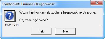 komunikaty zostaną bezpowrotnie utracone. Rys.