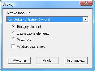 (rozliczanie) rozrachunków. Po wybraniu dowolnego zestawienia otwiera się okno Rozrachunki, w którym można przeprowadzać wszystkie realizowane w nim operacje.